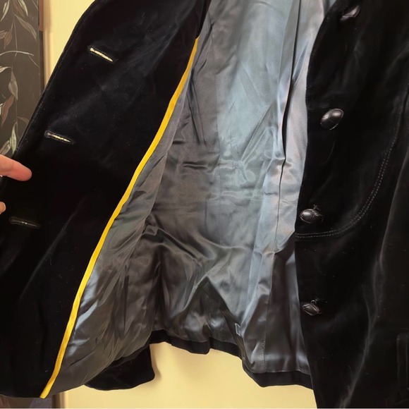 J. Crew Black Velvet Blazer Size 12 Petite - Picture 6 of 8